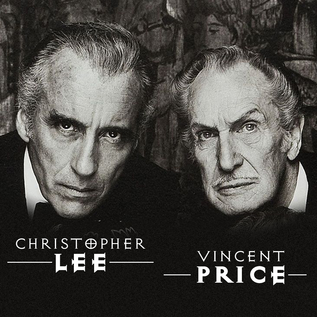 Sharing the same birthday, today we remember two of horror's finest and influential stars! #BornOnThisDay #BOTD

Christopher Lee [1922]
Vincent Price [1911]

What film are you watching in their honour tonight?