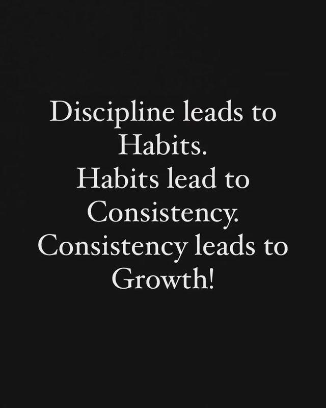 Consistency leads to growth