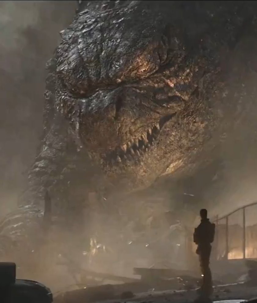 I’ve always loved this shot. Something as big and powerful as Godzilla acknowledging something so small like us. I need this stuff in the MV again