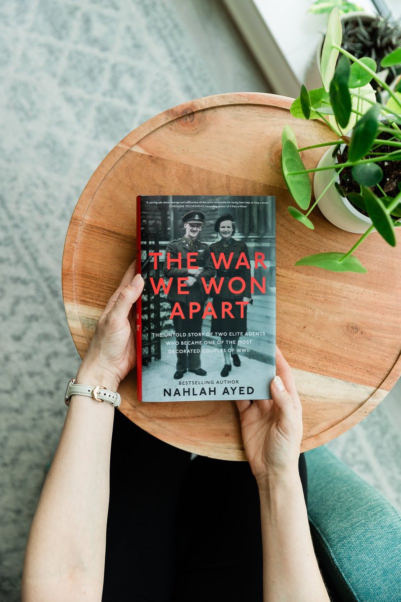 From award-winning writer and broadcaster, @NahlahAyed, comes the untold story of two elite agents, one Canadian, one British, who become one of the most decorated couples of WWII. THE WAR WE WON APART is on-sale tomorrow!