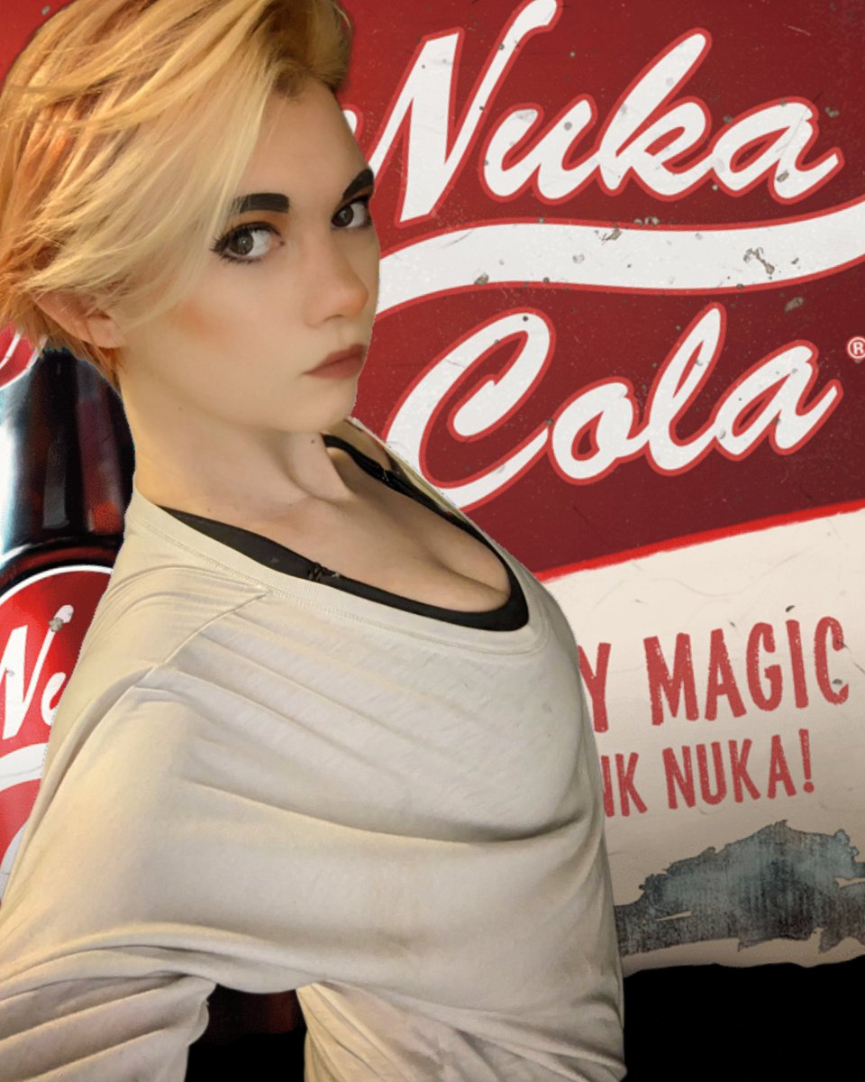 AlyxInWndrland's tweet photo. Could I pull off the Fallout Nuka-Cola girl? ☢️😬 https://t.co/SBNei1fEUf