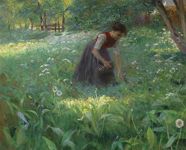 Summer Undergrowth (1910) by Julius Exter