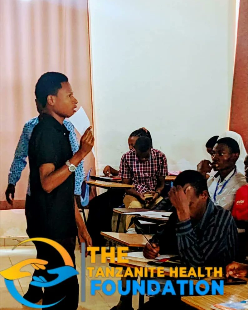 Tanzanite_HF's tweet photo. We had a nice moment as we had a short seminar on General activities of @Tanzanite_HF at university of Dodoma #SoNPH. 
As we have shared our vision and mission of our organization.
#YourHealtOurMision https://t.co/rplWds9cHN