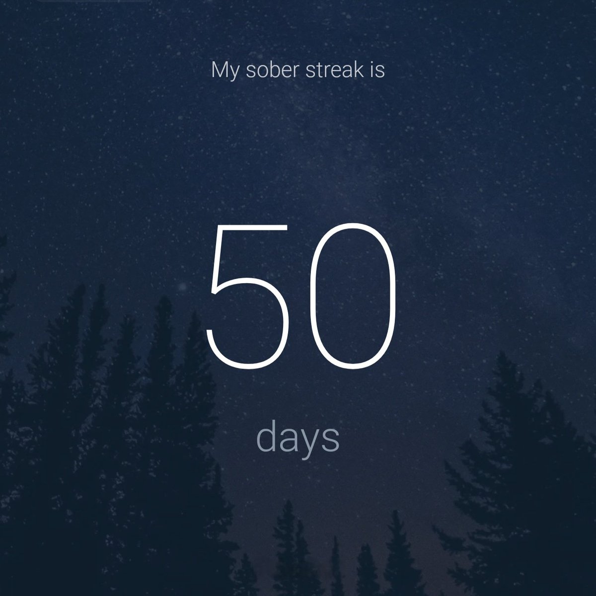 Wow, 50 days completely #sober. This is actually something I can be proud of. If I can get off both alcohol and marijuana, so can you. Hope everyone has had a great weekend.

#RecoveryPosse #recovery #odaat #soberliving #soberaf #sobriety