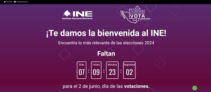 ENTRE LOS MILES DE COLORES QUE EXISTEN y LOS MILLONES DE SUS VARIACIONES CROMÁTICAS .. El @INEMexico , (que encabeza la “MORENISTA”  Guadalupe Taddei )  ESCOGIÓ JUSTO “ESTE” ….