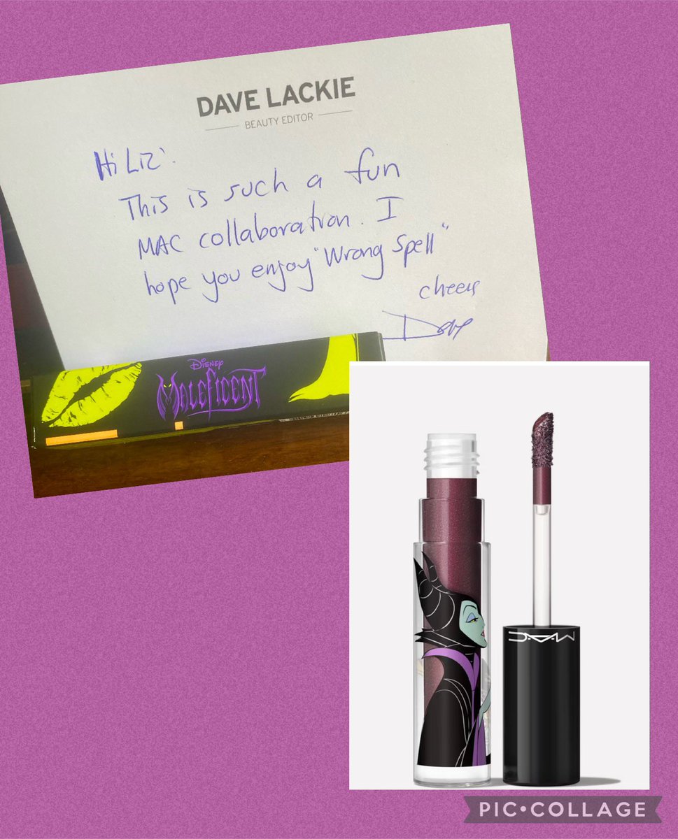 A big thank you to Dave Lackie for this lovely win from MAC x Disney Maleficent Lipglass in Wrong Spell, it’s a special-edition gloss in a shimmery plum shade! It's beautiful! 💜@davelackie