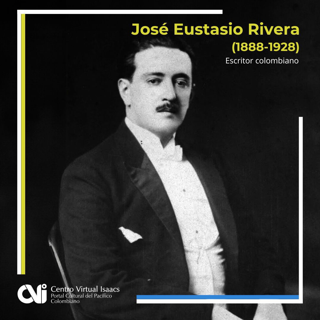 cvisaacs's tweet photo. José Eustasio Rivera fue un destacado escritor Colombiano. Su obra cumbre, "La Vorágine", aborda la explotación del caucho en la selva amazónica y la relación entre humano-naturaleza. Celebramos el centenario de la obra este 2024. #LaVorágine100Años https://t.co/byoJ8IQEiD
