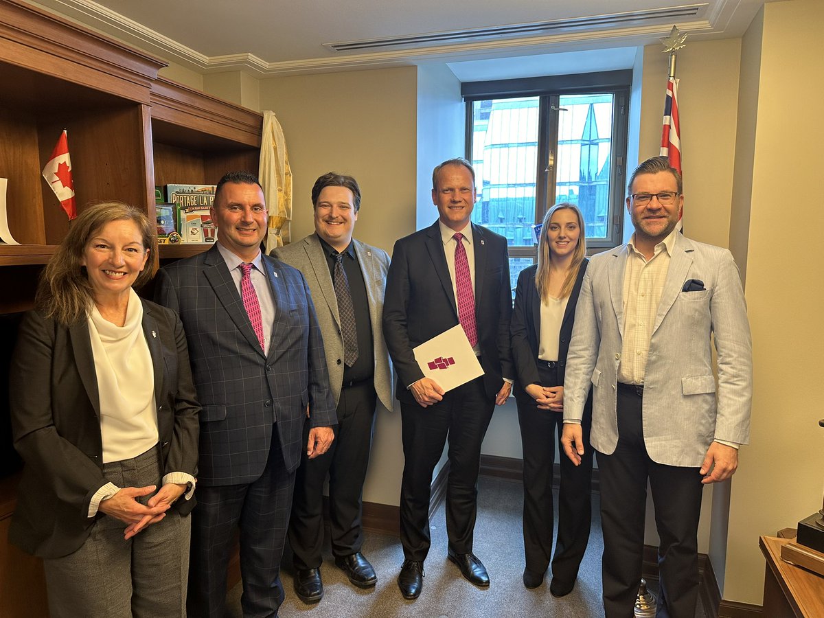 It was wonderful to meet with staff of <a href="/BrandenCPC/">Branden Leslie</a> this morning to talk about the important insurance topics impacting Canadians today. Thank you Drew for the conversation. #IBAC2024OnTheHill
