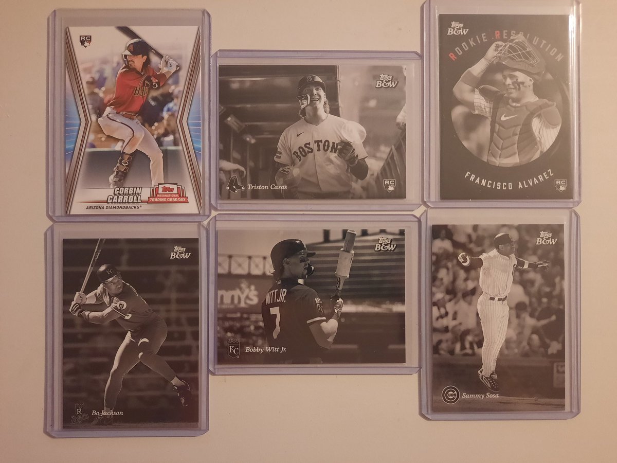 KoplinMike's tweet photo. FINAL POST OF THE SALE
#KopStacks Lot 120
#TheHobbyFamily #thehobby #THFpro #sportscards
$1 each - Baseball Bonanza
If you need specifics on a card, feel free to ask.
Ji-Hwan Bae & CJ Abrams are Rainbow Foil.
Marco Luciano & Manuel Margot are Silver patterned foil. https://t.co/EmuILtgKys