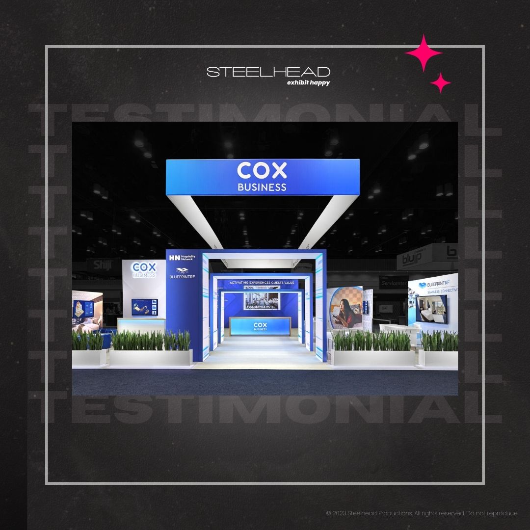 ExhibitHappy's tweet image. We are thrilled to share this AMAZING testimonial from our clients, Cox Business. 

Collaborating and bringing their booth design to life, was an absolute pleasure! Thank you for entrusting us with your exhibit visions 😉

#HITEC2022 #tradeshow #eventmarketing #exhibitbooth