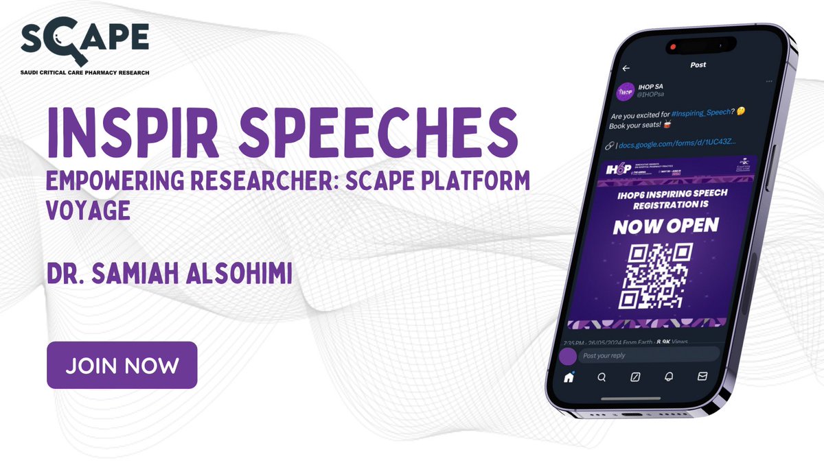 Saudi Critical Care Pharmacy Research (SCAPE) tweet media