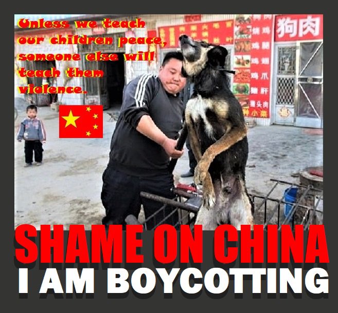 Then it needs to stop this #AnimalAbuse in #China