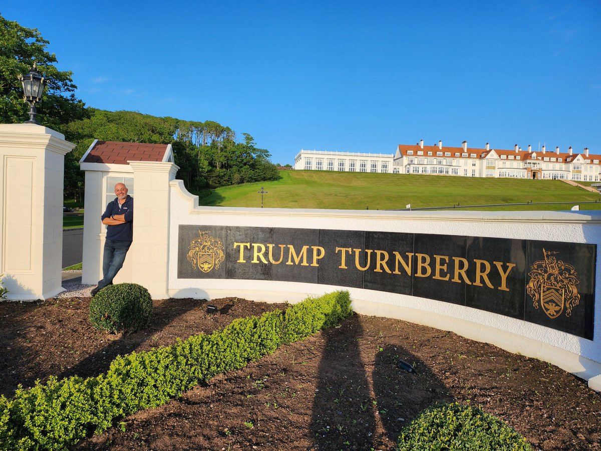 Safe to say, someone is very excited about the week ahead! @TrumpTurnberry