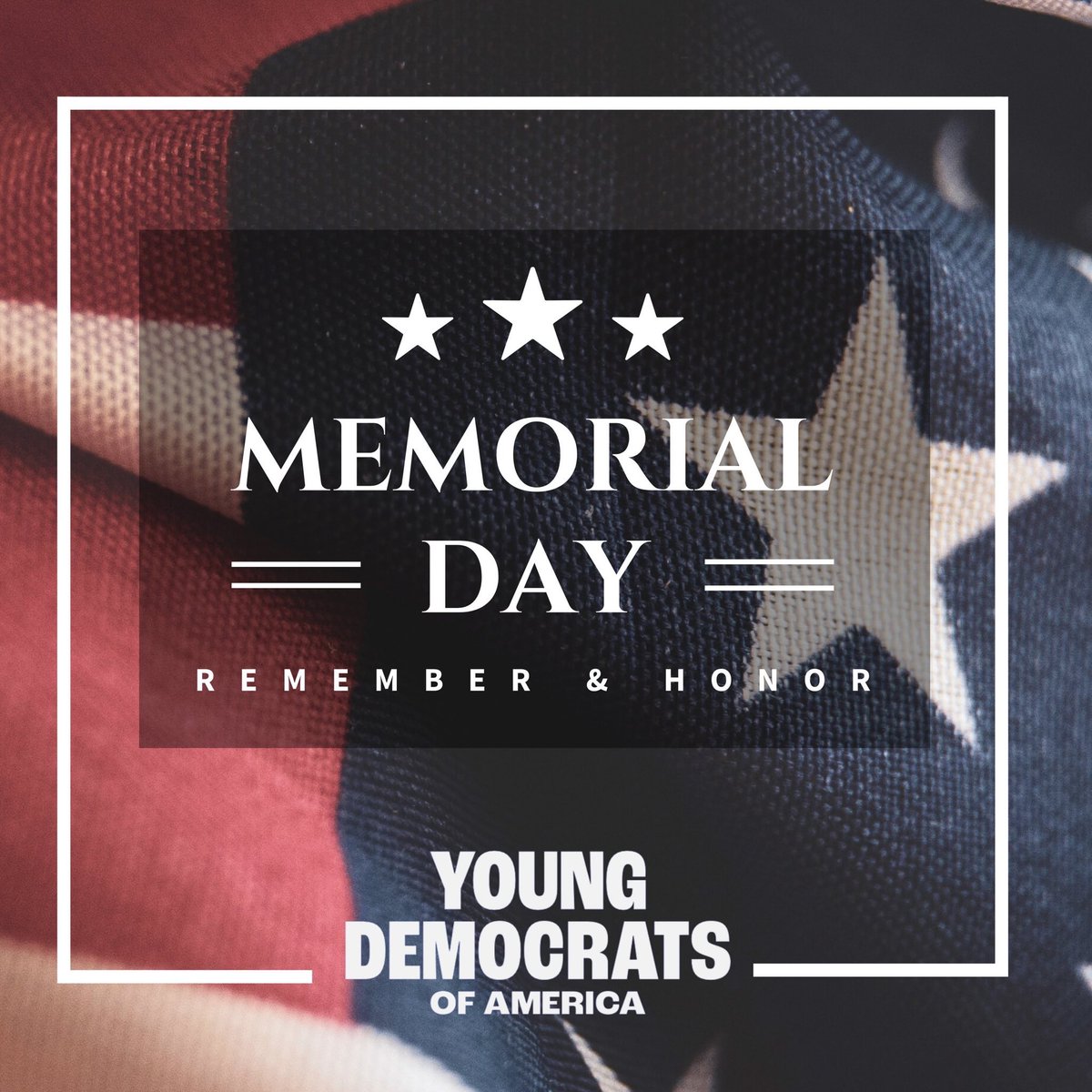 On this Memorial Day, we honor the brave Americans who have given everything to create a brighter future for our nation. To all those who have lost a loved one in the military— we send you gratitude today and everyday.