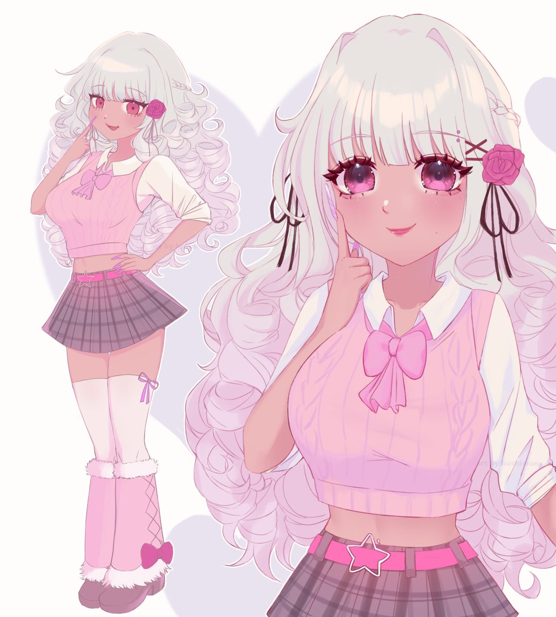 kushimun's tweet photo. ₊‧°𐐪♡𐑂°‧ Aimee new outfit - ✉️❣️

ainda to com as artezinhas de meio corpo dela pra finalizar, porem, vou deixar pra mais tarde..
queria saber, o que acharam dela? https://t.co/9UCRWkpYc0