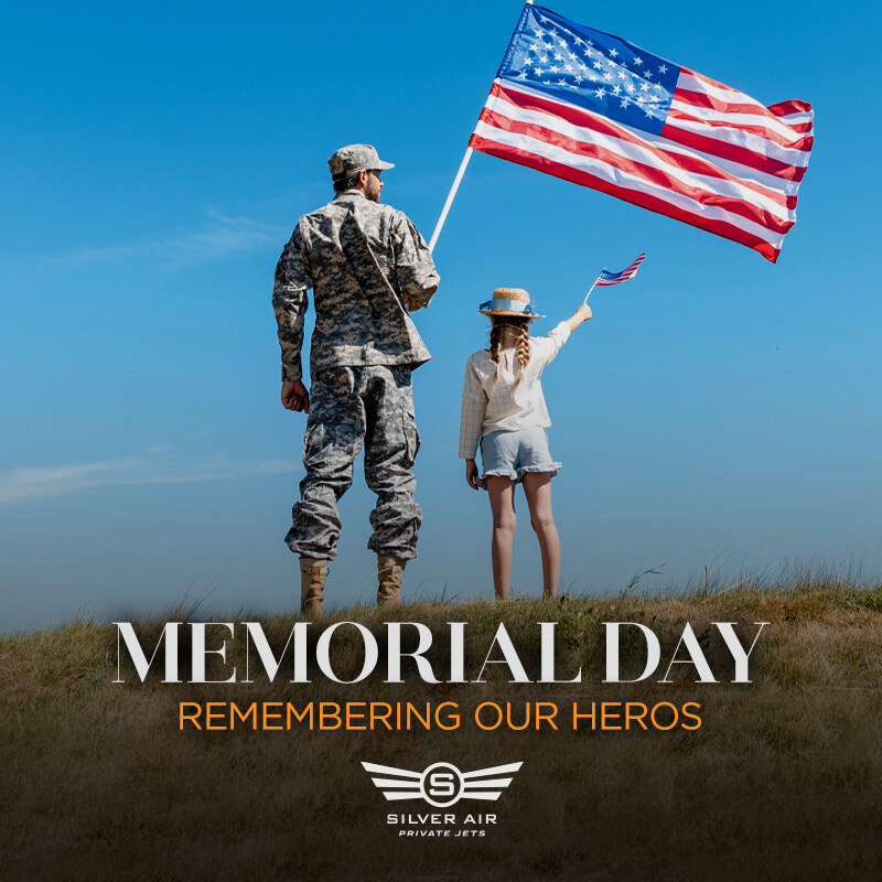 FlySilverAir's tweet photo. 🌟 Honoring Heroes This Memorial Day 🌟

Today, we pause to remember and honor the brave men and women who made the ultimate sacrifice for our freedom. At Silver Air, we are forever grateful for their courage and dedication.

#HonorAndRemember https://t.co/0uzpV820YJ