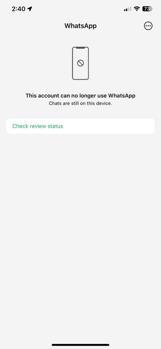 mohsin17891's tweet photo. @WhatsApp My Account has been blocked for the second time. It says, 'This account can no longer use WhatsApp'. It's so frustrating if it gets blocked after unblocking. There is no method to know what the issue is! Why should customers suffer like this? #CustomerSupport https://t.co/0hbnXO0IqU