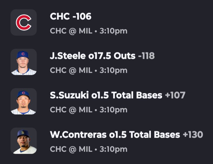 JoeyKnowsNothin's tweet image. Cubs/Brewers Memorial Day bets #CrackUm #LockUm