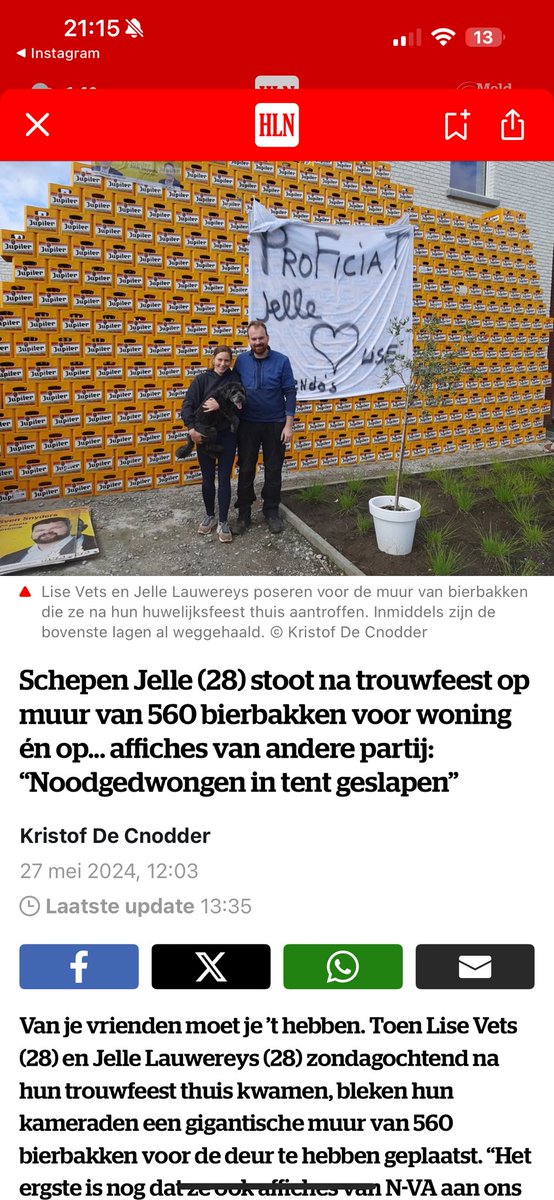 Dit zouden ondertussen mijn ex-vrienden zijn.