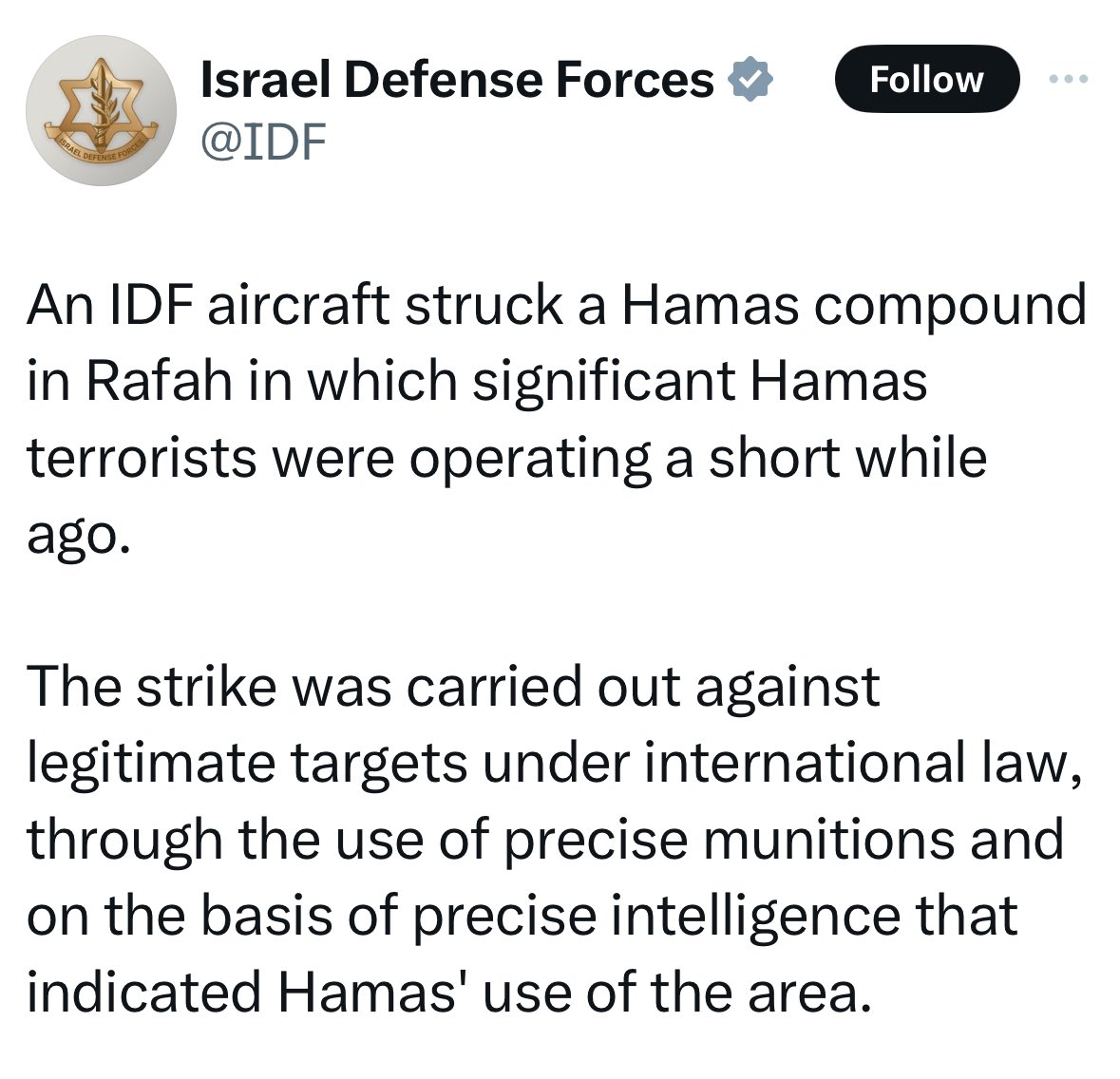 Netanyahu: Strike was a mishap Israel Army: Strike was legitimate They can’t even get their lies straight. You wouldn’t trust someone this reckless with a slingshot, yet here the U.S. is sending them unlimited arms. Absolutely beyond reprehensible.