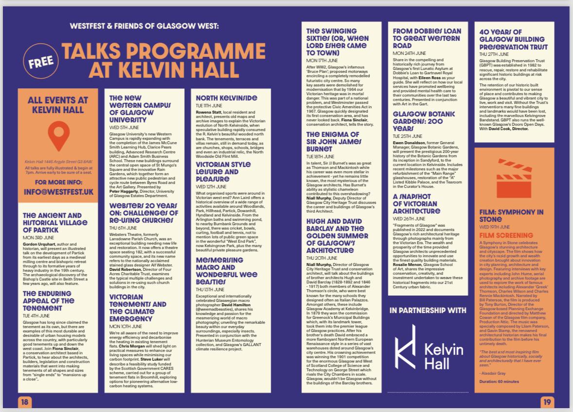 We're really looking forward to getting our learn on at @kelvinhall next month. All the talks are free and unticketed it but we recommend arriving early to secure a seat. Find out more at westfest.uk/series/talks-p…