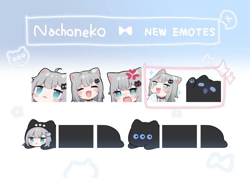 amsrntk3's tweet photo. 普通のと動くの追加したよ🐈‍⬛ https://t.co/y5ThibNoOx