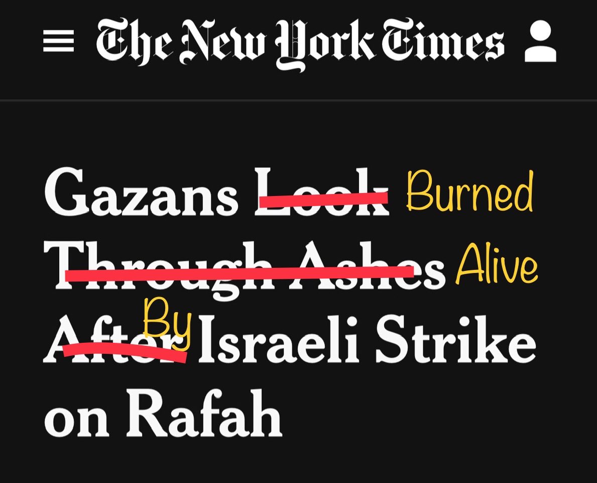 “Look through ashes” is an interesting way of saying their families were burned alive