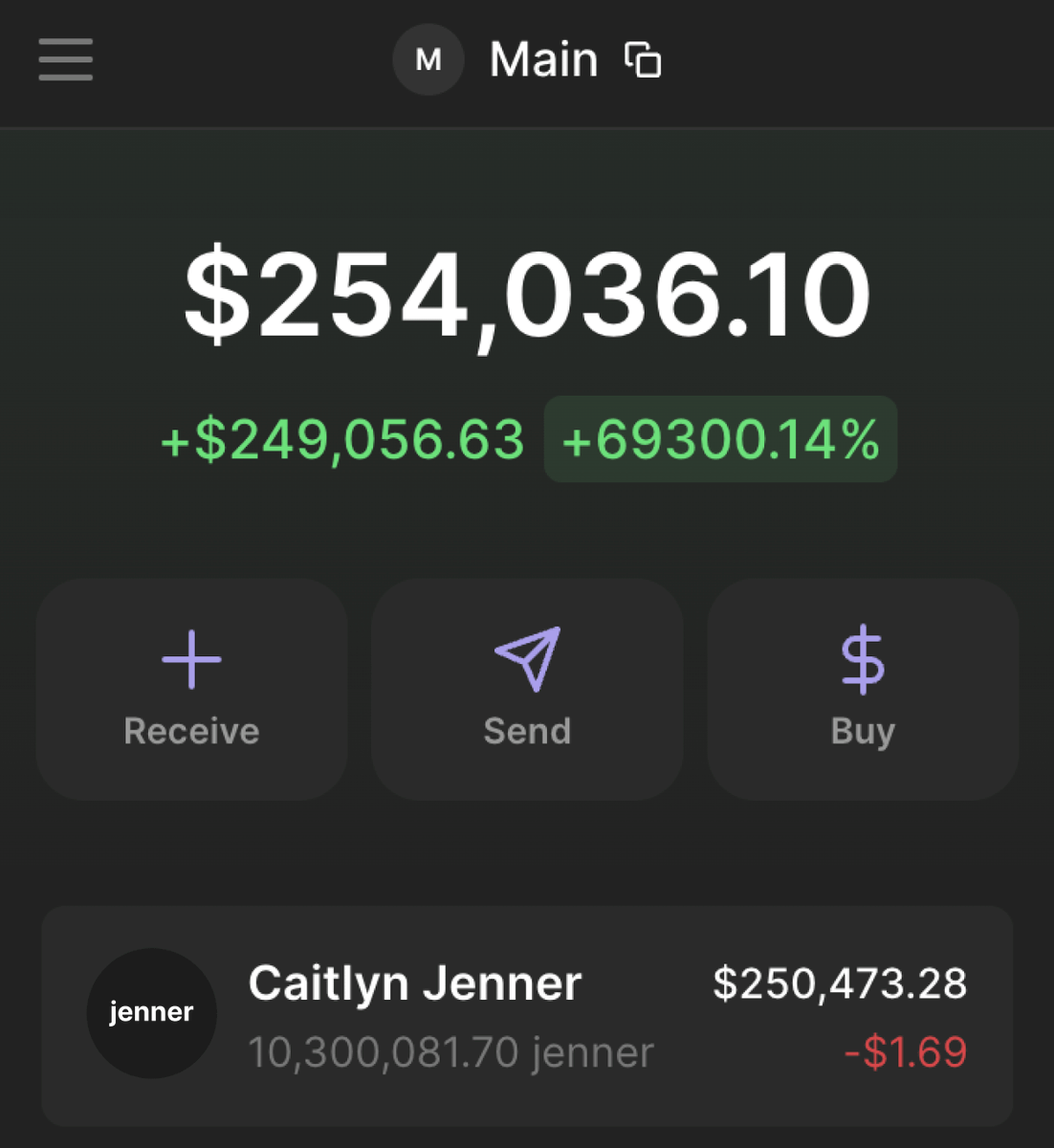 DeFi_Hanzo's tweet photo. I bought 2 SOL worth of $JENNER 18h ago.

Now it is worth $250,000.

Many celebs will launch their token very soon, and anyone can make 100x with the right playbook.

Here are 15 tokens to buy/snipe (+ playbook) 🧵👇 https://t.co/Ajao0hSrD8
