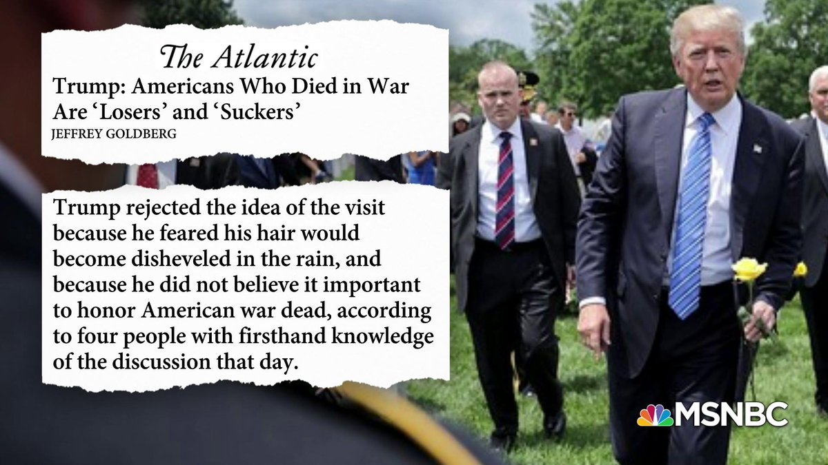 Today is a great day to remind America the Republican Presidential nominee and criminal defendant feels American servicemen and women who gave their lives protecting freedom and liberty in America are #LosersAndSuckers.
#HappyMemorialDay #MemorialDay