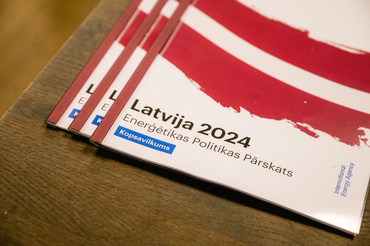 Delighted to join Latvian Deputy State Secretary Līga Rozentāle in Riga to launch @IEA’s review of Latvia’s energy policies We look forward to continuing the IEA's collaboration with 🇱🇻 as it takes significant steps to advance its energy transition