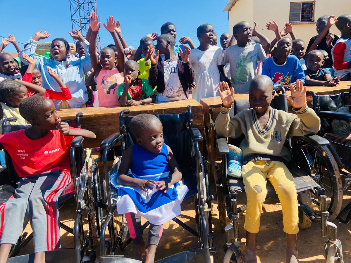 'Last Saturday, OneHeart Initiative & Tigmoo Eats donated food at Home of Happiness for children with disabilities in Lusaka. Aligned with UN SDG 10, we engaged with the kids, learning from their resilience. Their smiles showed the impact of our efforts.#Inclusiveness