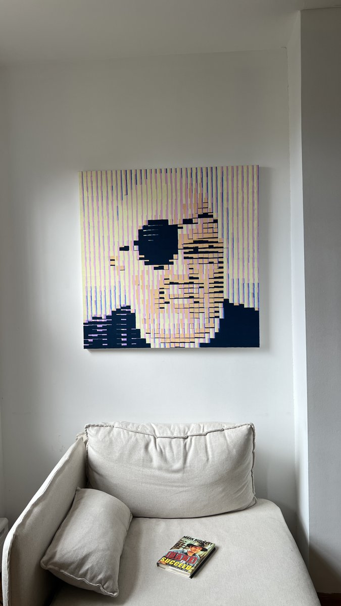 Acrylic Ink, 2024, 36 x 36