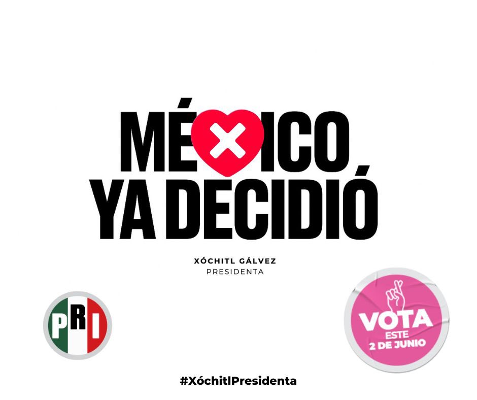 🩷 Todos unidos con Xóchitl 🔵🔴🟡

#xóchitlgálvez 
#xóchitlva 
#fuerzsméxico 
#vaxméxico❤️💙💛