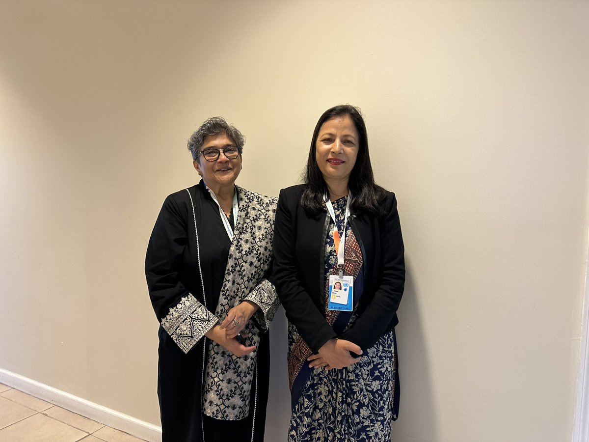 Foreign Secretary @sewa_lamsal met with USG & UN High Representative @USGRabab_un on the margins of @SIDS4AB. They discussed matters related to the Nepal-UN partnership including the implementation of DPoA, Nepal’s graduation and the upcoming LLDC3 Conference.