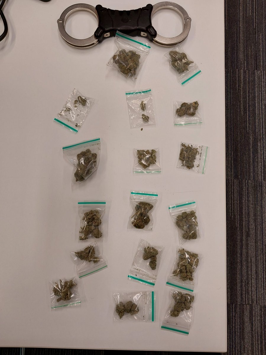 Arrest | Officers patrolling #SmallBrookQueensway #Birmingham spotted a male dealing

Despite his best efforts, first on scooter then on foot, he was unable to get away

Upon #StopSearch was found with 17 bags of cannabis

Suspect now resting in police custody for the night