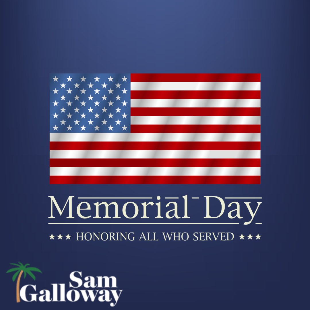 GallowayFord's tweet photo. This Memorial Day, Sam Galloway Ford pays tribute to the brave men and women who made the ultimate sacrifice for our country. Let us honor their memory and celebrate their legacy by cherishing the freedoms they fought to protect. #MemorialDay https://t.co/qOgyKIPTMU