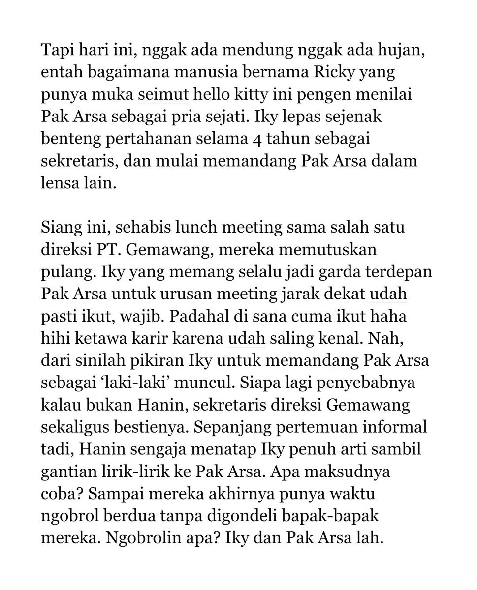 annanaaaa_NM's tweet photo. Nomin four tweets AU

; Mari kita liat Iky melihat Pak Arsa sebagai 'laki-laki', bakal gimana kira-kira?? ☺ https://t.co/V7KHul38Ug