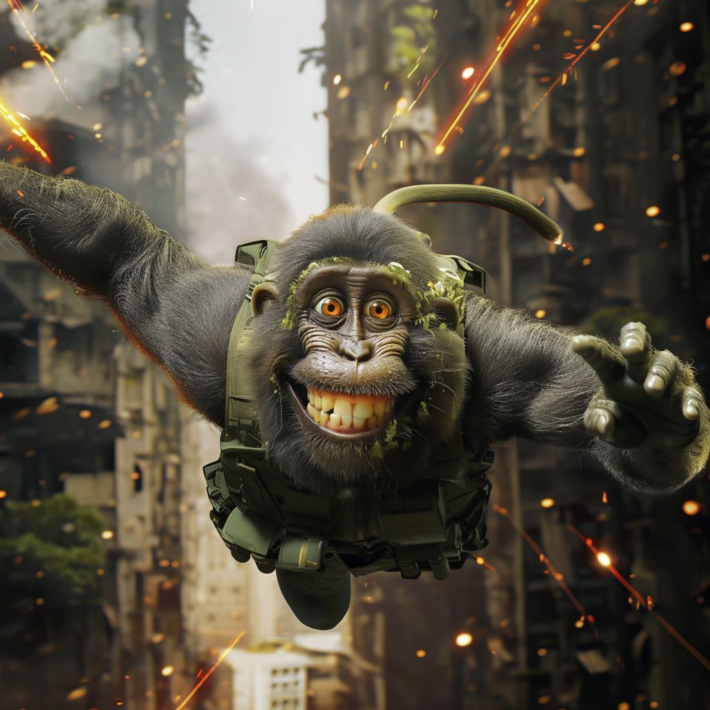 SmileApeCoin's tweet photo. 🎬🐒 Lights, camera, action! #SmileApe is now a #Hollywood action star! 💥🎥 With explosive stunts and thrilling adventures, he's ready to bring #blockbuster excitement to the crypto world. Join the action and be part of the show! 🚀✨

#ActionApe #Memecoin #BlockbusterFun https://t.co/AFY8XHBj19