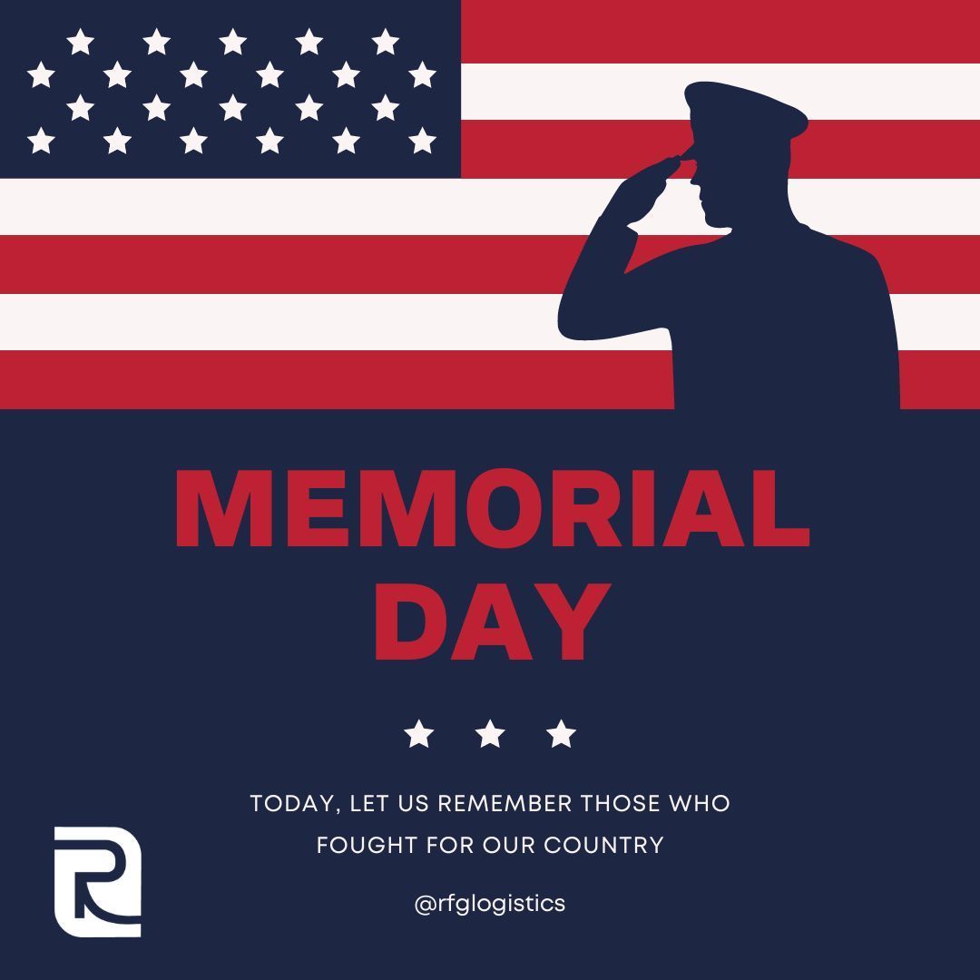 Today, we honor and remember the brave men and women who made the ultimate sacrifice for our freedom. Their courage and dedication will never be forgotten. 
#MemorialDay2024 #NeverForget #thankyou #gratitude #logistics #trucking #hopper #RFG11RollingStrong