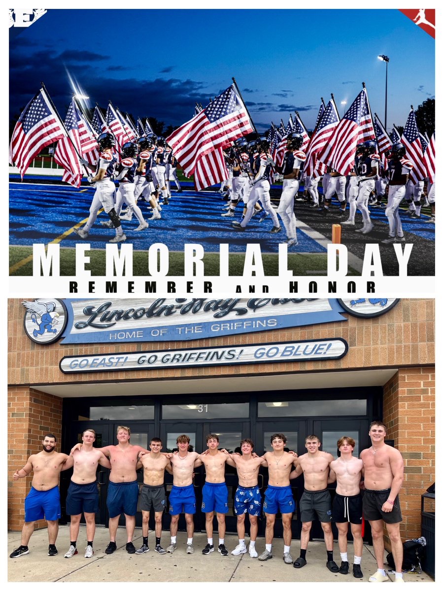 Great to see a group of Lincoln-Way East Football players getting together to do the Murph this morning. “Remember and Honor.”