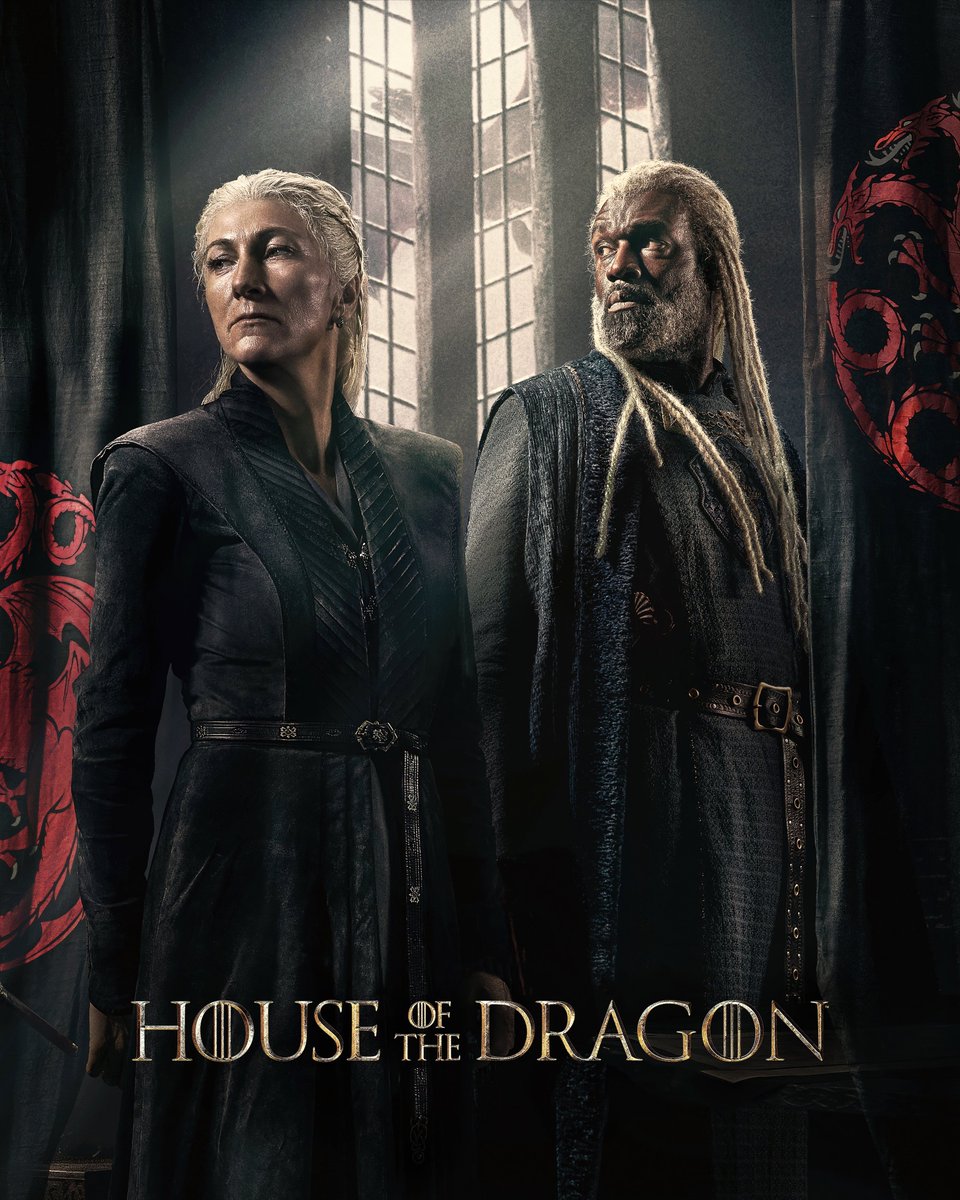 House of the Dragon S2 (4K UHD) TEXTLESS & With LOGO POSTERS with Rhaenys Targaryen / Eve Best & Lord Corlys Velaryon / Steve Toussaint! 💥CUSTOM KEY ART 💥4K UHD: 3072 × 3840 💥Edits By Me (@theKomixBro) #4K #HOTD #MoviePoster #GameOfThrones #HouseOfTheDragon #AKOTSK #ASOIAF