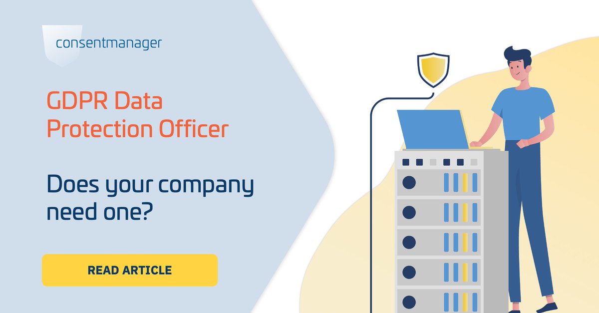Is your company required to appoint a Data Protection Officer (DPO)? 💡 Our latest article explains the key criteria and answers all your questions. Read here 👉: consentmanager.net/knowledge/gdpr…

#DataProtection #DPO #Compliance #Privacy #consentmanager