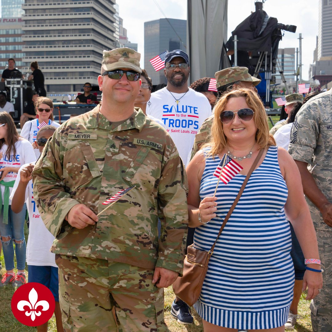 celebrate_stl's tweet image. This Memorial Day, we honor and remember the brave men and women who have sacrificed for our freedom. ❤️ Join us this Fourth of July for a special Salute The Troops &amp;amp; Folds of Honor event at Celebrate Saint Louis. #MemorialDay #SaluteTheTroops #FoldsOfHonor #CelebrateSTL