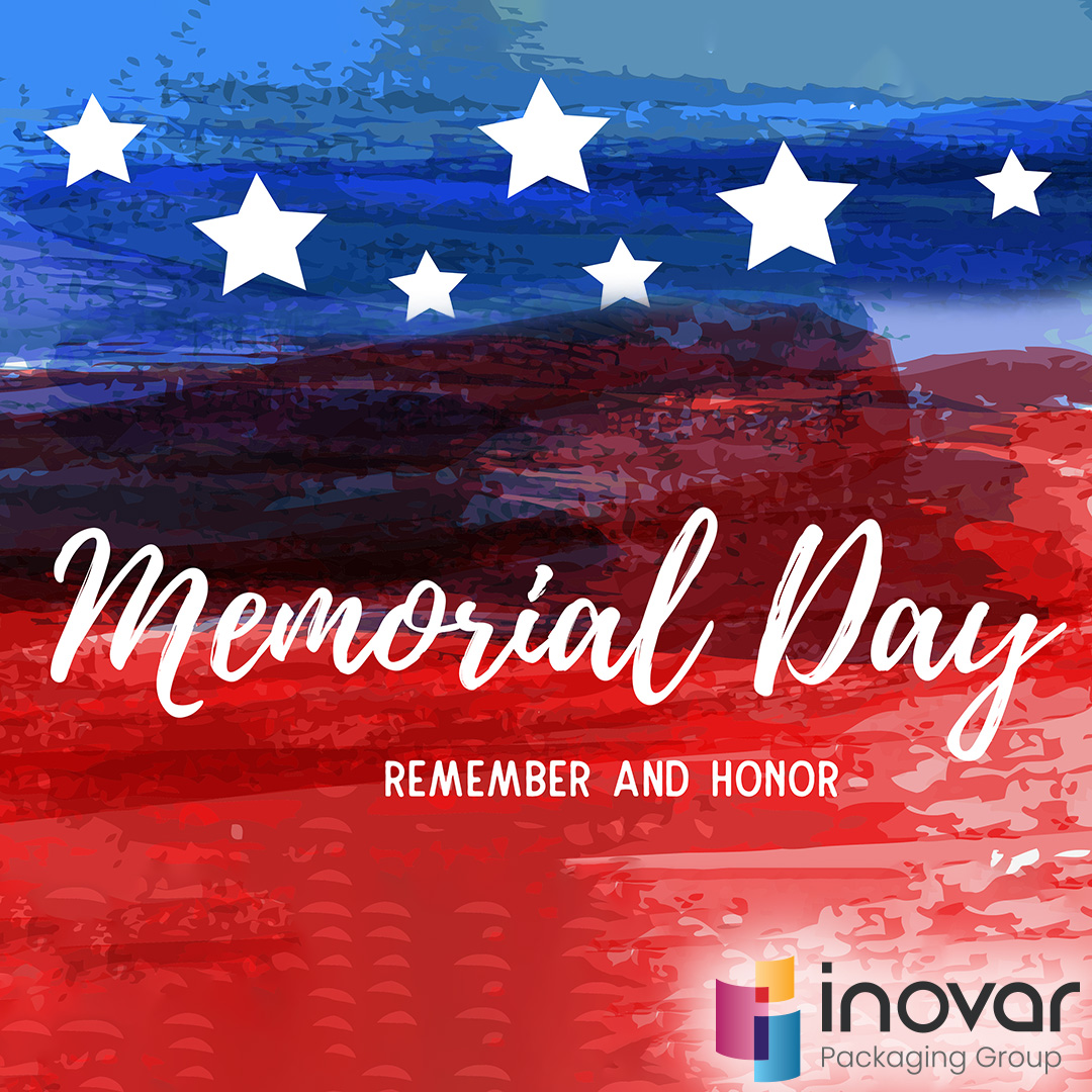 This Memorial Day, Inovar Packaging Group honors and remembers the brave men and women who have made the ultimate sacrifice for our country.

Wishing everyone a safe and meaningful Memorial Day.

#inovarinspirations #inovarpackaginggroup #labels #memorialday #honorandremember