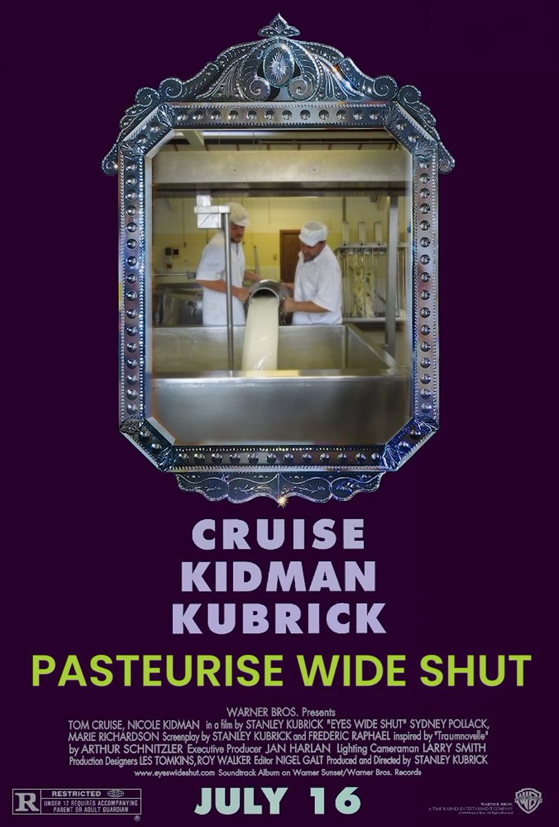 Pasteurise Wide Shut #CheeseInASongOrMovie