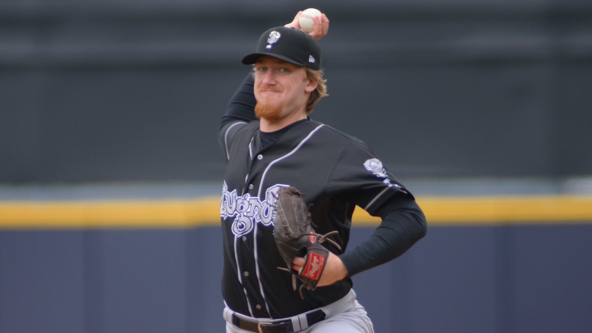 Grant Holman, a 6-foot-6 right-hander, enters the <a href="/Athletics/">Athletics</a>' Top 30 Prospects list after Max Schuemann graduates: atmlb.com/4bM72Ru