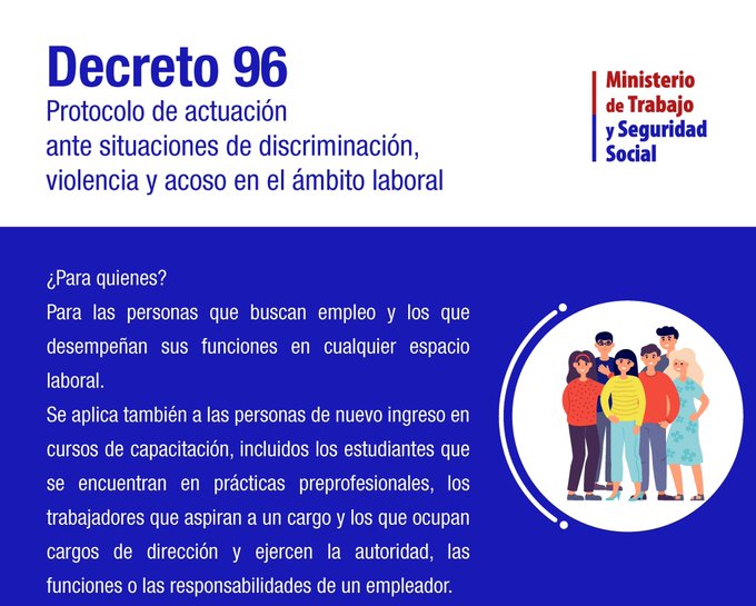MTSS_CUBA's tweet photo. Con la implementación del Decreto 96, Cuba busca garantizar la igualdad de oportunidades en el empleo y promover un ambiente laboral justo  inclusivo y respetuoso, en consonancia con los principios fundamentales de la Constitución. #MtssCuba https://t.co/BXLKJohL3F