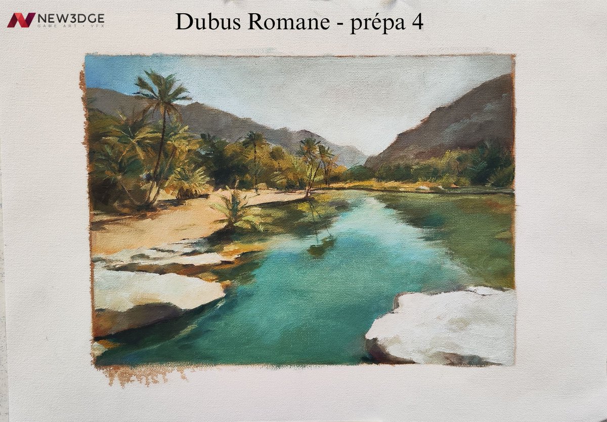 Check out this stunning painting by our talented prep year student, Romane Dubus! 🌟🎨

#new3dge #artschool #painting #traditionalpainting #envionmentpainting #landscape #oilpainting #artwork #studentwork