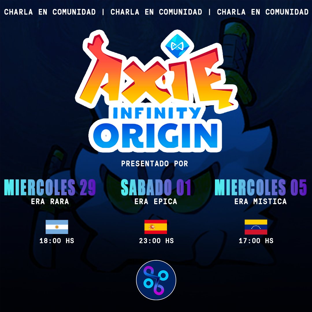 ¿ESTAS LISTO PARA LA TEMPORADA 09 DE <a href="/AxieInfinity/">Axie Infinity</a> ?

Estamos tirando la casa por la ventana y @Gianlex22 armo 3 eventos de theory para la próxima temporada!

Ajustándonos a las actualizaciones veremos:
• Miércoles 29 de Mayo: Theory Era Rara.
• Sabado 01 de Junio: Theory Era