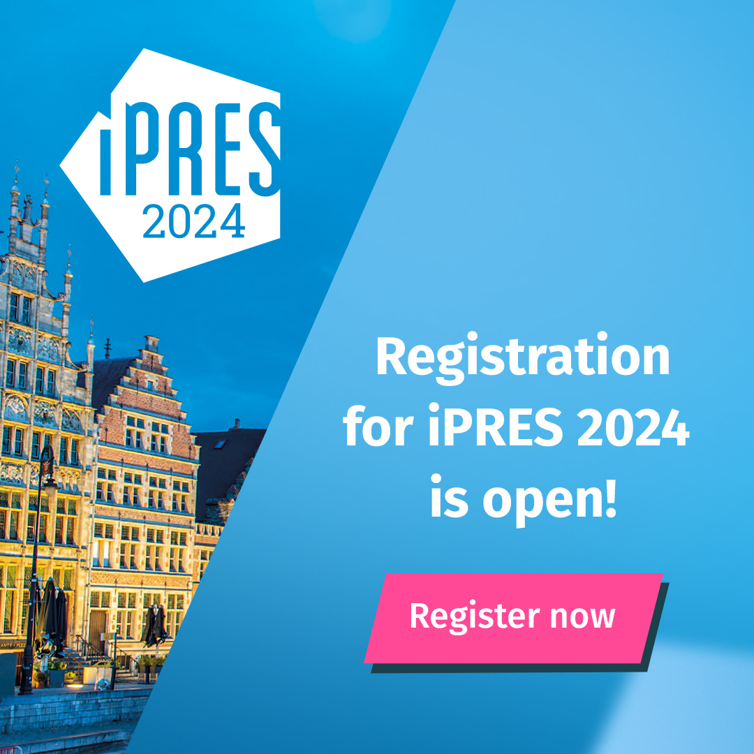 iPRES 2024 tweet media